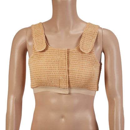 Compression Bra, Beige, Large