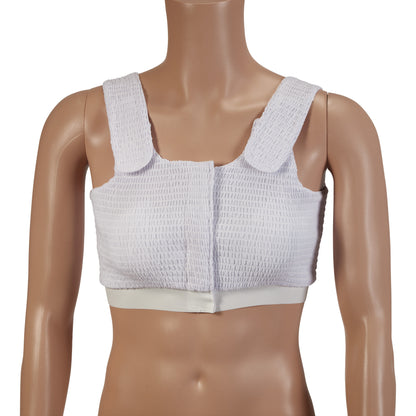 Compression Bra, White, Petite
