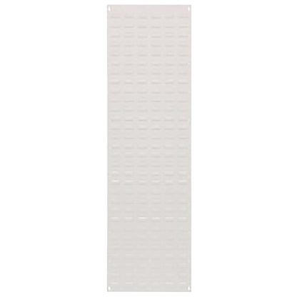 Solid Louvered Panel, 18"W x 61"H, Oyster White