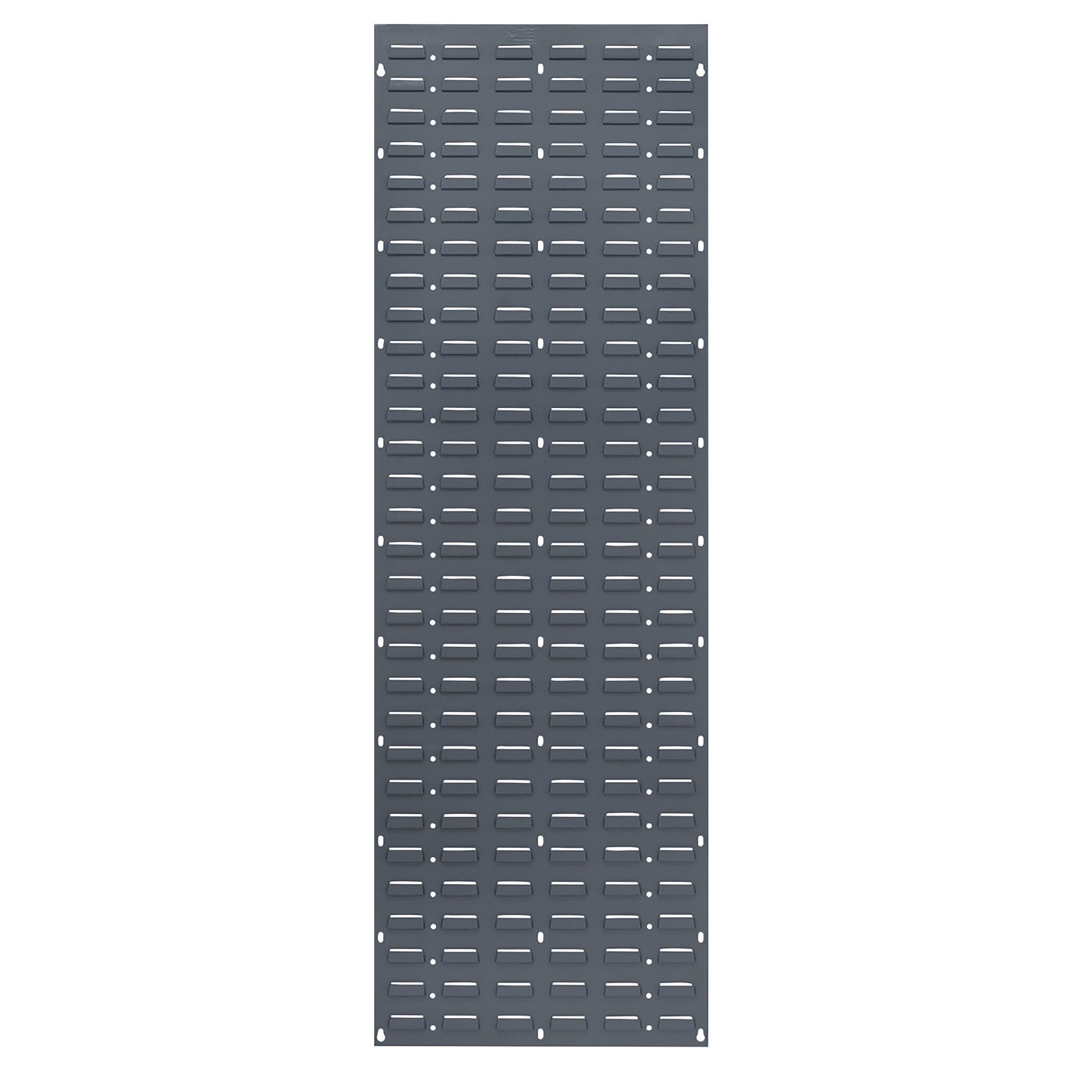 Solid Louvered Panel, 18"W x 61"H, Grey