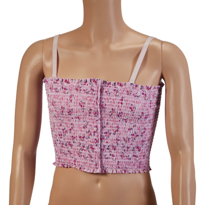 Lined Breast Binder, Floral Lavender, Medium
