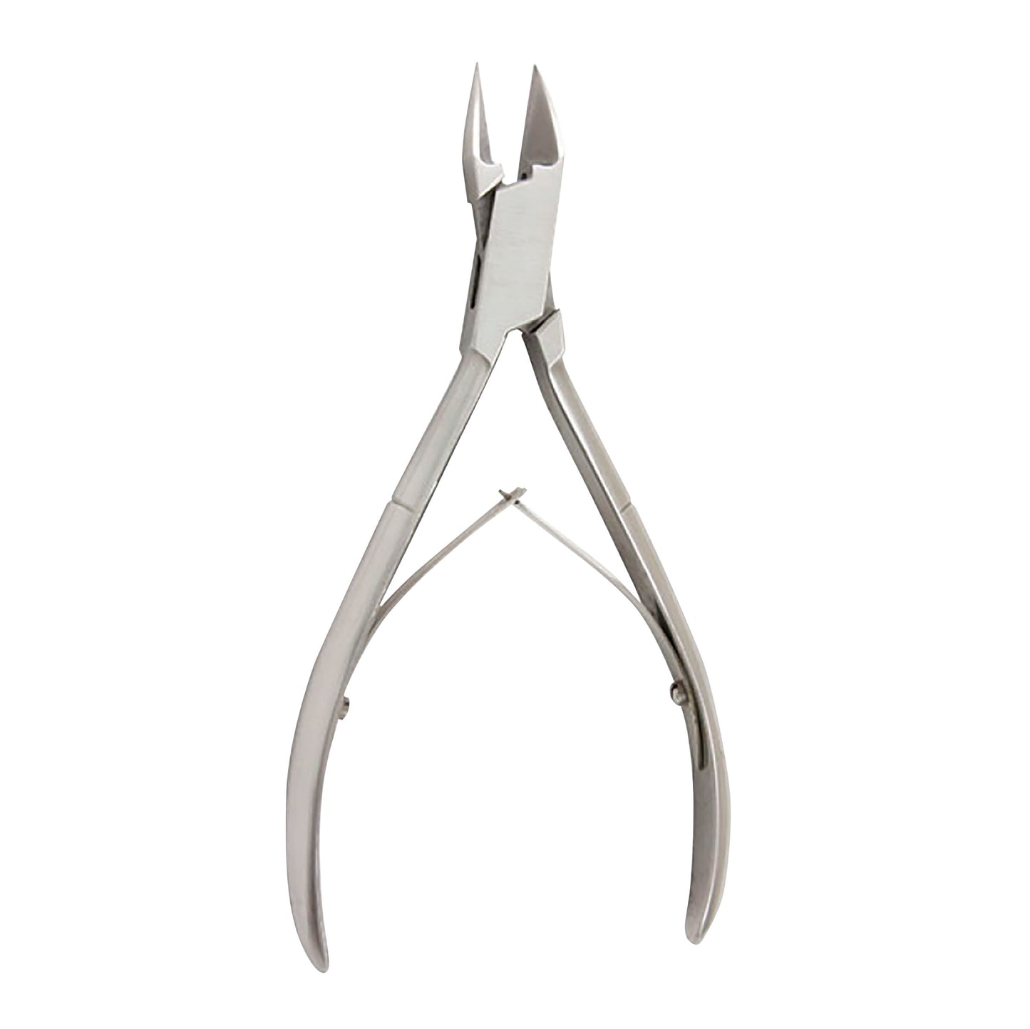 Double-Spring Nail Nippers, 6"L, Straight Jaw, Heavy Chrome, 40-227CH