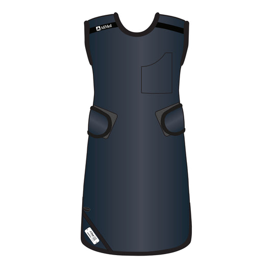 Grab ’n Go 4-Point Quick Drop Apron, Female, Ultralight Lead-Free, Black, Large