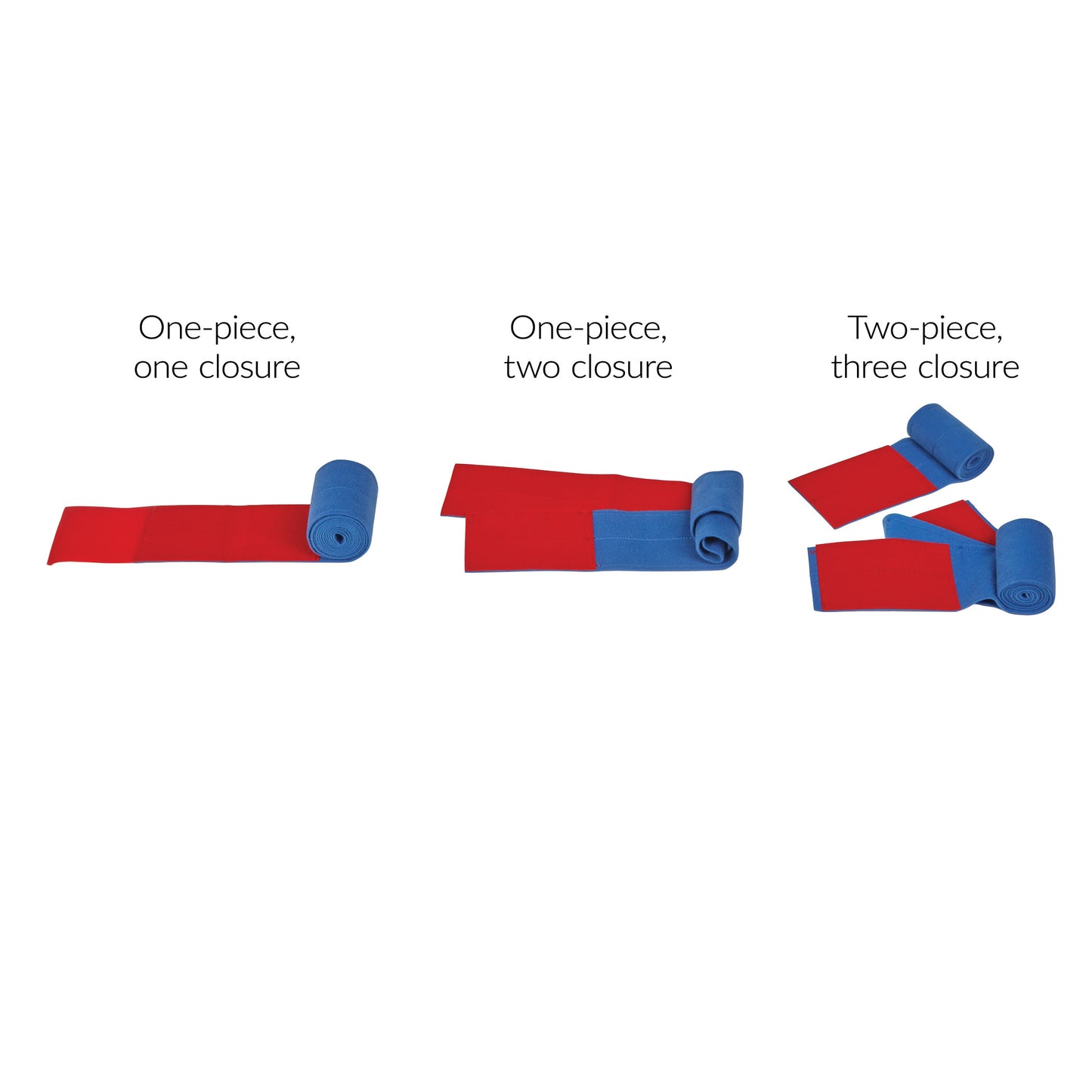 AliMed® Universal Strap, Two-Piece, Three Closures, Side Rail Hold