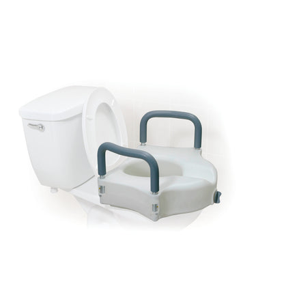 Drive Medical Two-in-One Locking Raised Toilet Seat