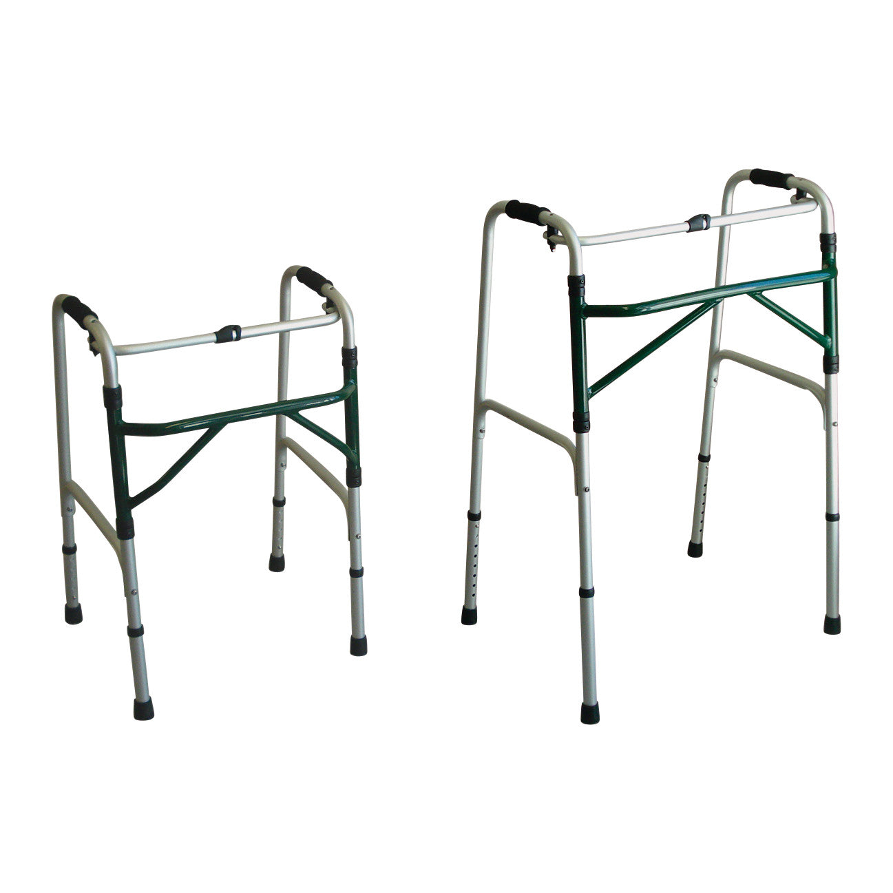 Folding Adjustable-Height Walker