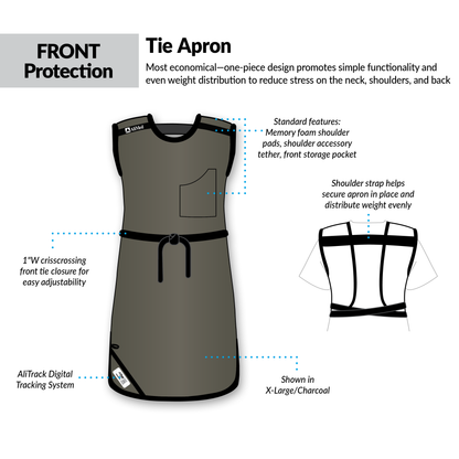 AliMed® Grab ’n Go™ Tie Apron, Female