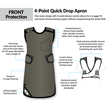 AliMed® Grab ’n Go™ 4-Point Quick Drop, Female