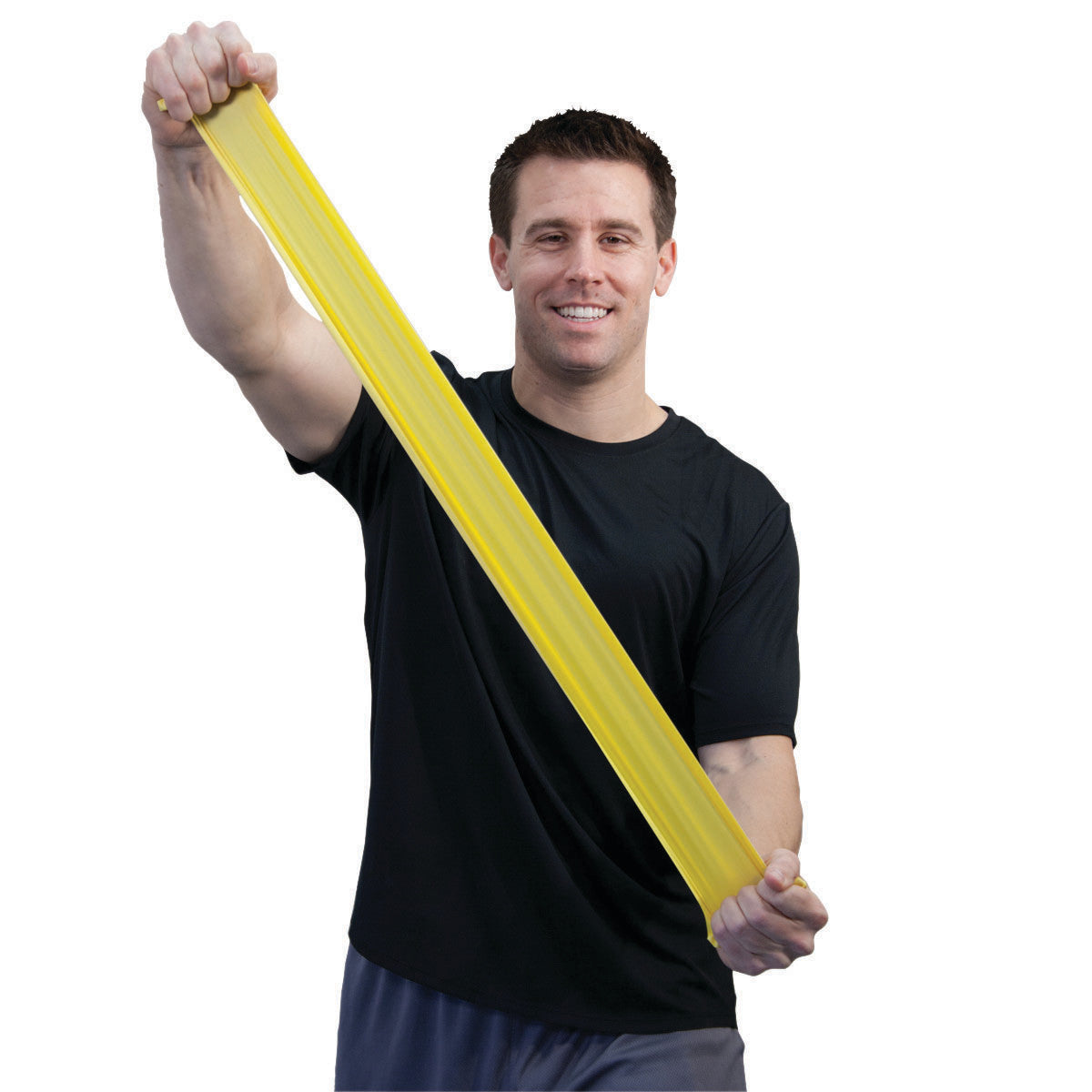 Sup-R Band Non-Latex Exercise Band, Yellow, X-Light, 50-yd. Roll