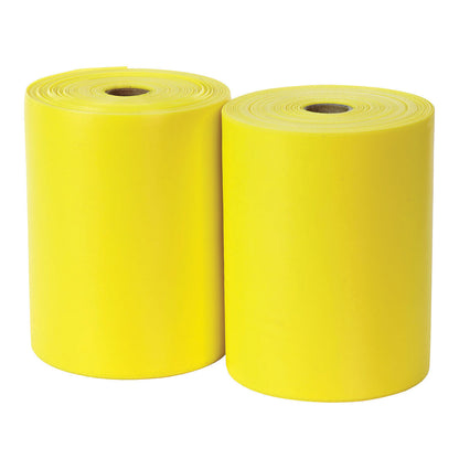 Sup-R Band Non-Latex Exercise Band, Yellow, X-Light, 50-yd. Roll, 2 Roll/Pack