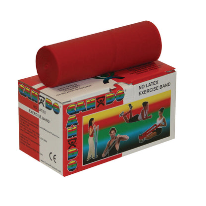 Non-Latex Exercise Band, Red, Light, 6-yd. Roll