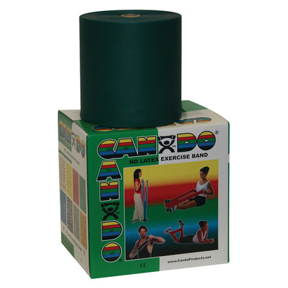 Non-Latex Exercise Band, Green, Medium, 50-yd. Roll