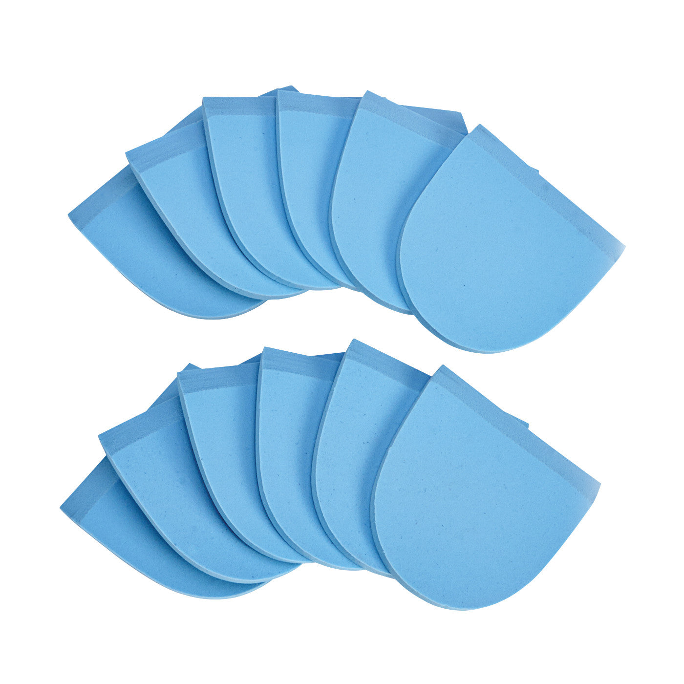 Self-Adhesive Heel Pad, 1/4"H, 12/Pack