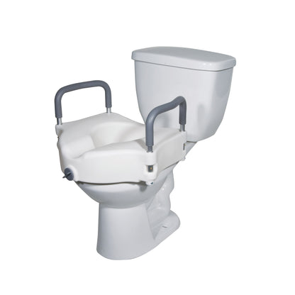 Drive Medical Two-in-One Locking Raised Toilet Seat