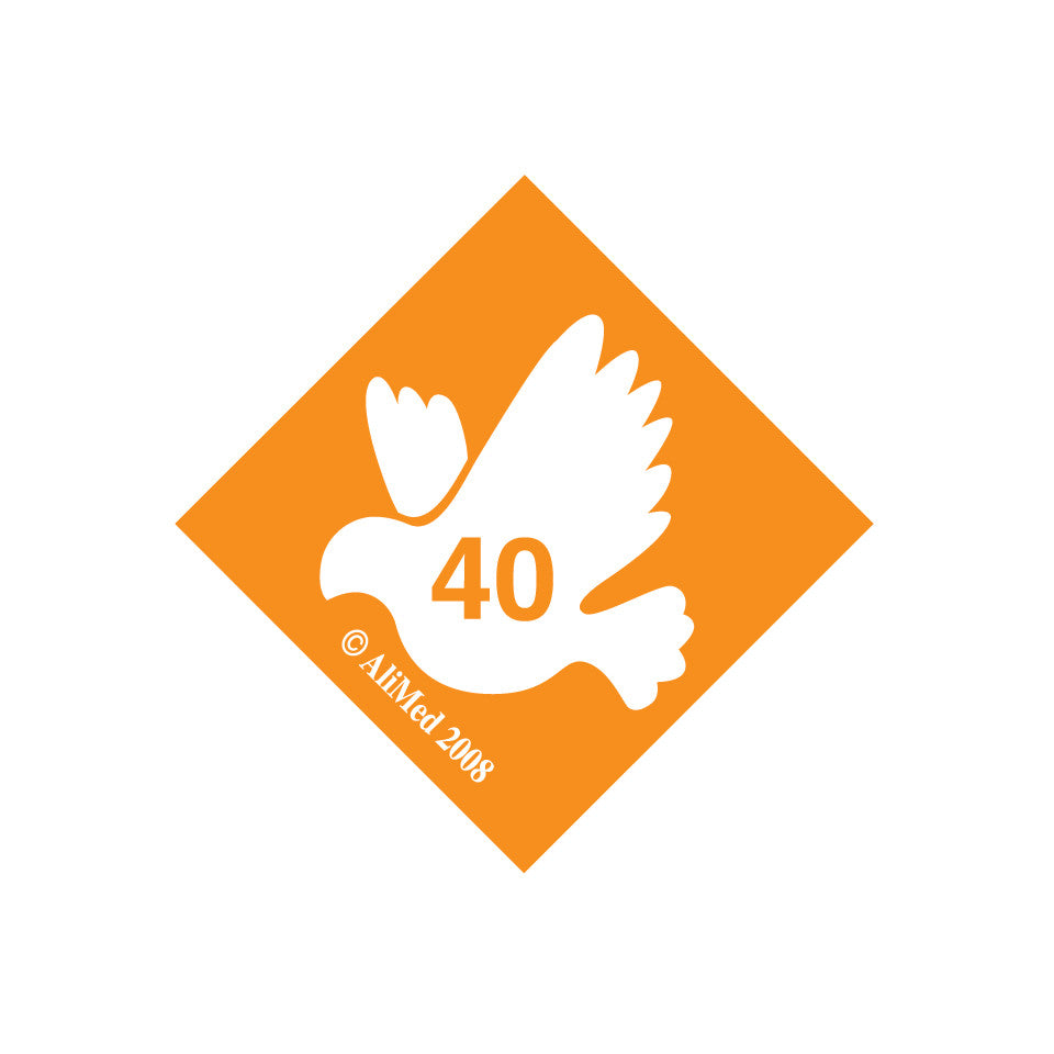 Standardized Equipment Weight Capacity Label, "40" for 400 lbs., 25/Pack