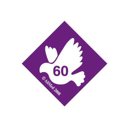 Standardized Equipment Weight Capacity Label, "60" for 600 lbs., 25/Pack