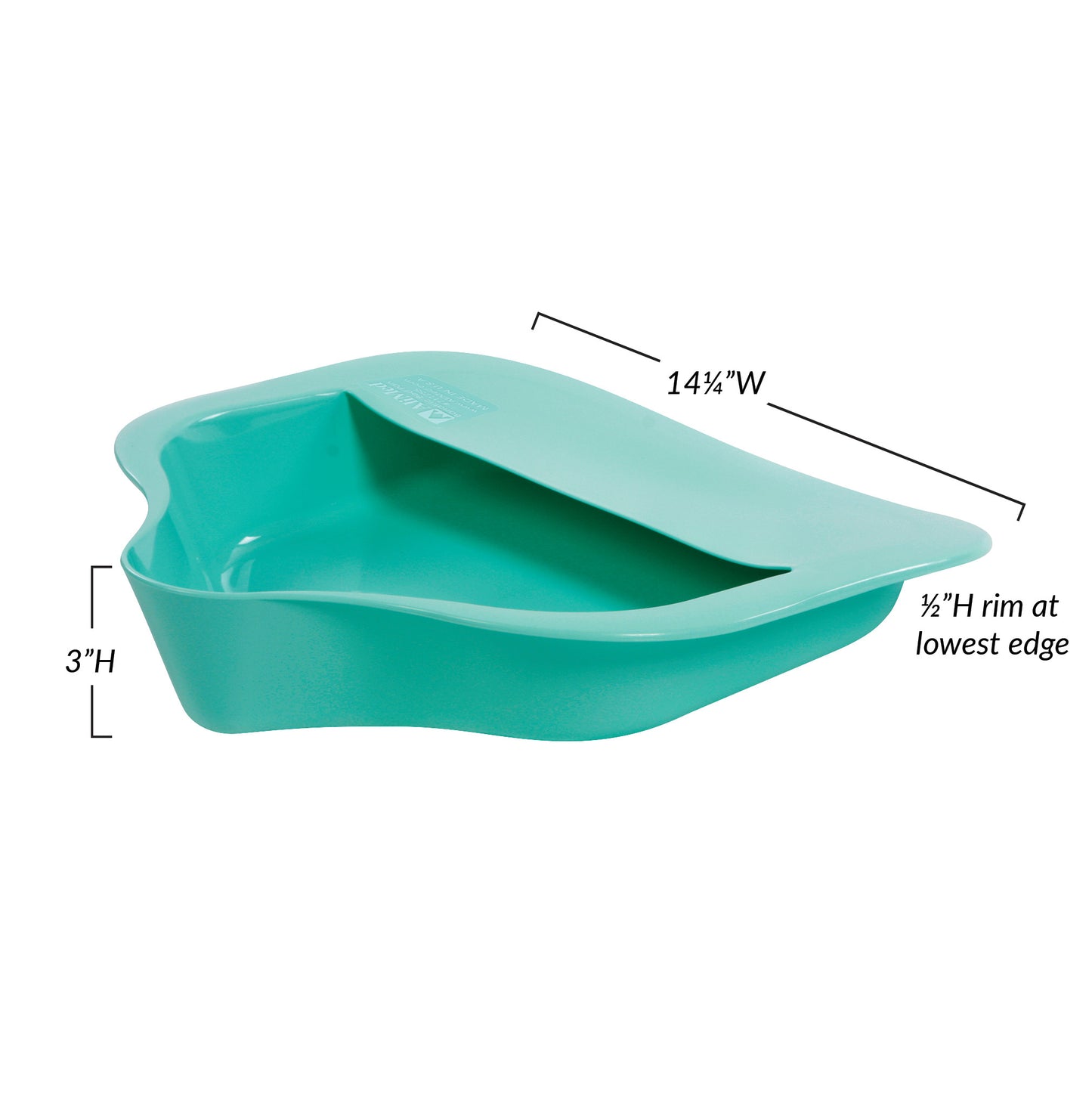 Bariatric Bed Pan with Anti-Splash