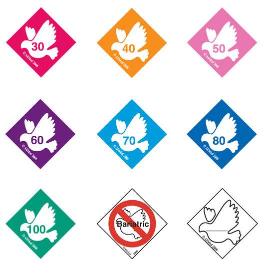 AliMed® Standardized Equipment Weight Capacity Label Variety Pack