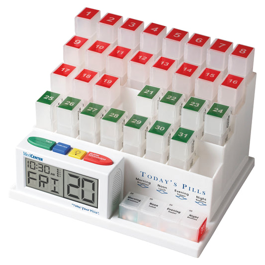 31-Day Monthly Pill Organizer
