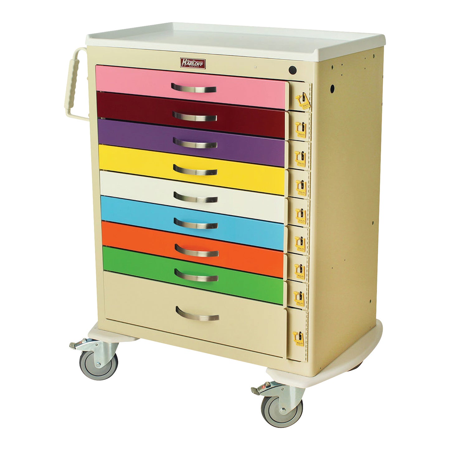 Harloff 9-Drawer Pediatric Emergency Cart