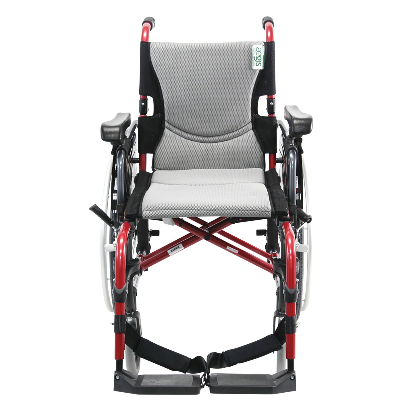 Ultra Lightweight Manual Wheelchair, 16"W x 17"D, Red
