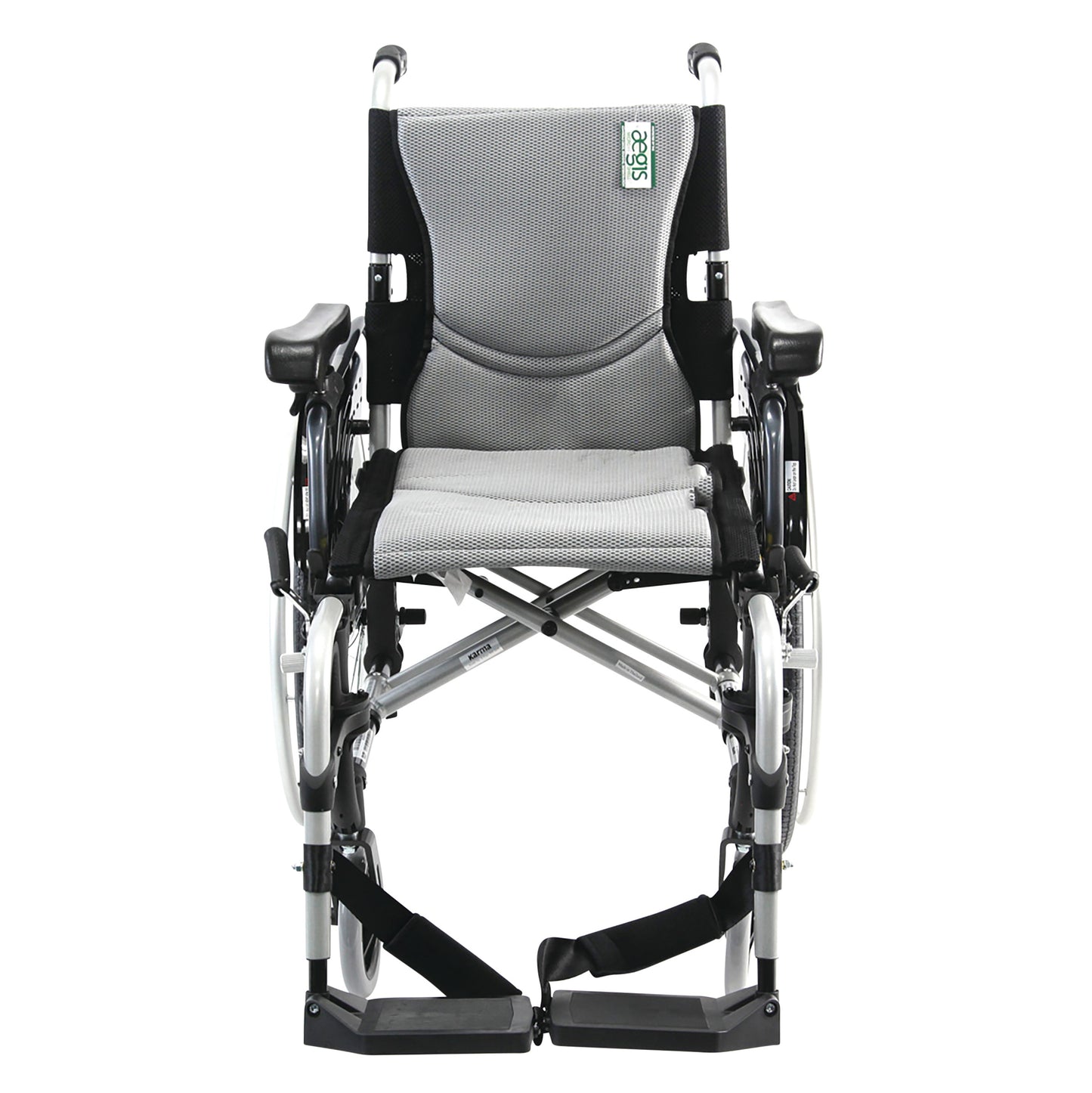 Ultra Lightweight Manual Wheelchair, 18"W x 17"D, Silver