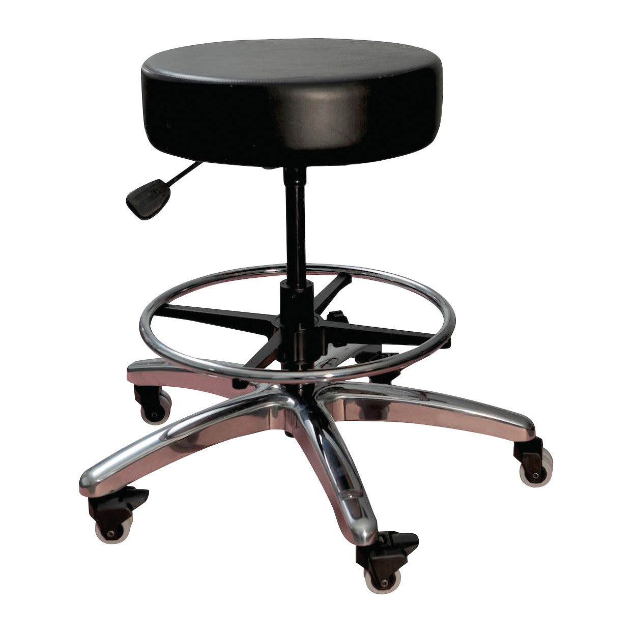Heavy-Duty Exam Stool, Black