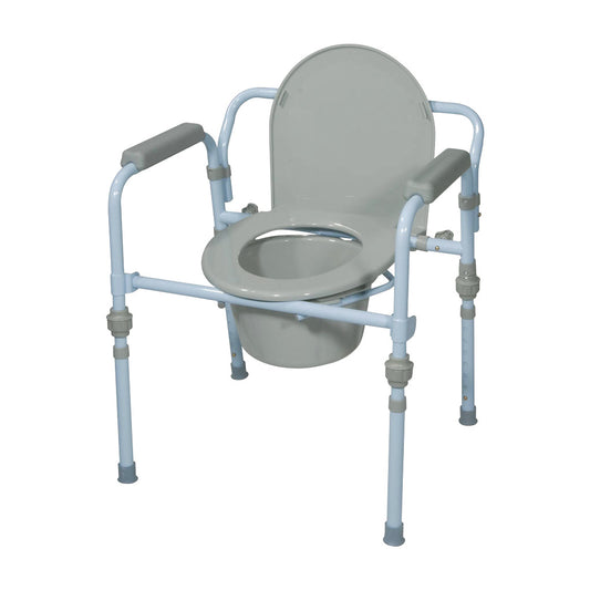Drive Medical Folding Steel Commode
