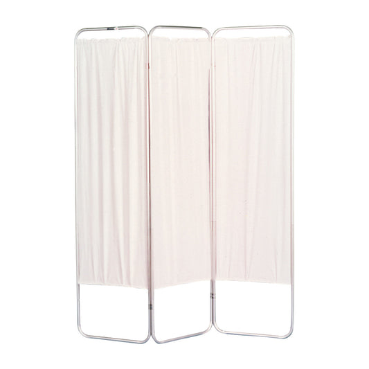 Nonmagnetic Folding Privacy Screen, Standard, 3 Panels, 48"W x 68"H (Extended Width)