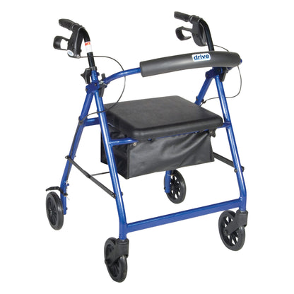 Drive Medical Aluminum Four-Wheel Rollator