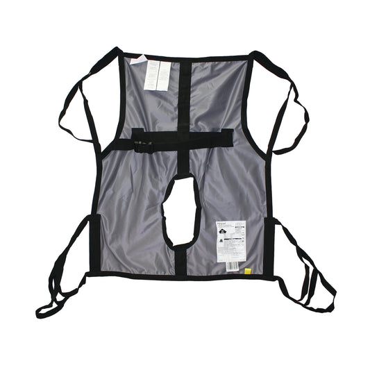 Classic One-Piece Commode Sling With Positioning Strap, Large