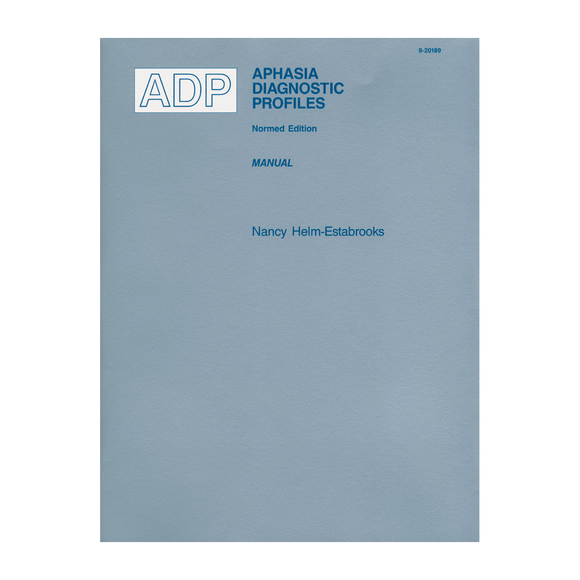 Aphasia Diagnostic Profiles (ADP)