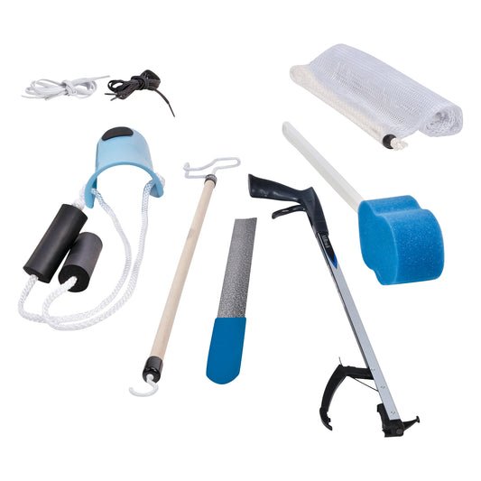 Short ADL Deluxe Hip Kit with Standard Sock-Aid