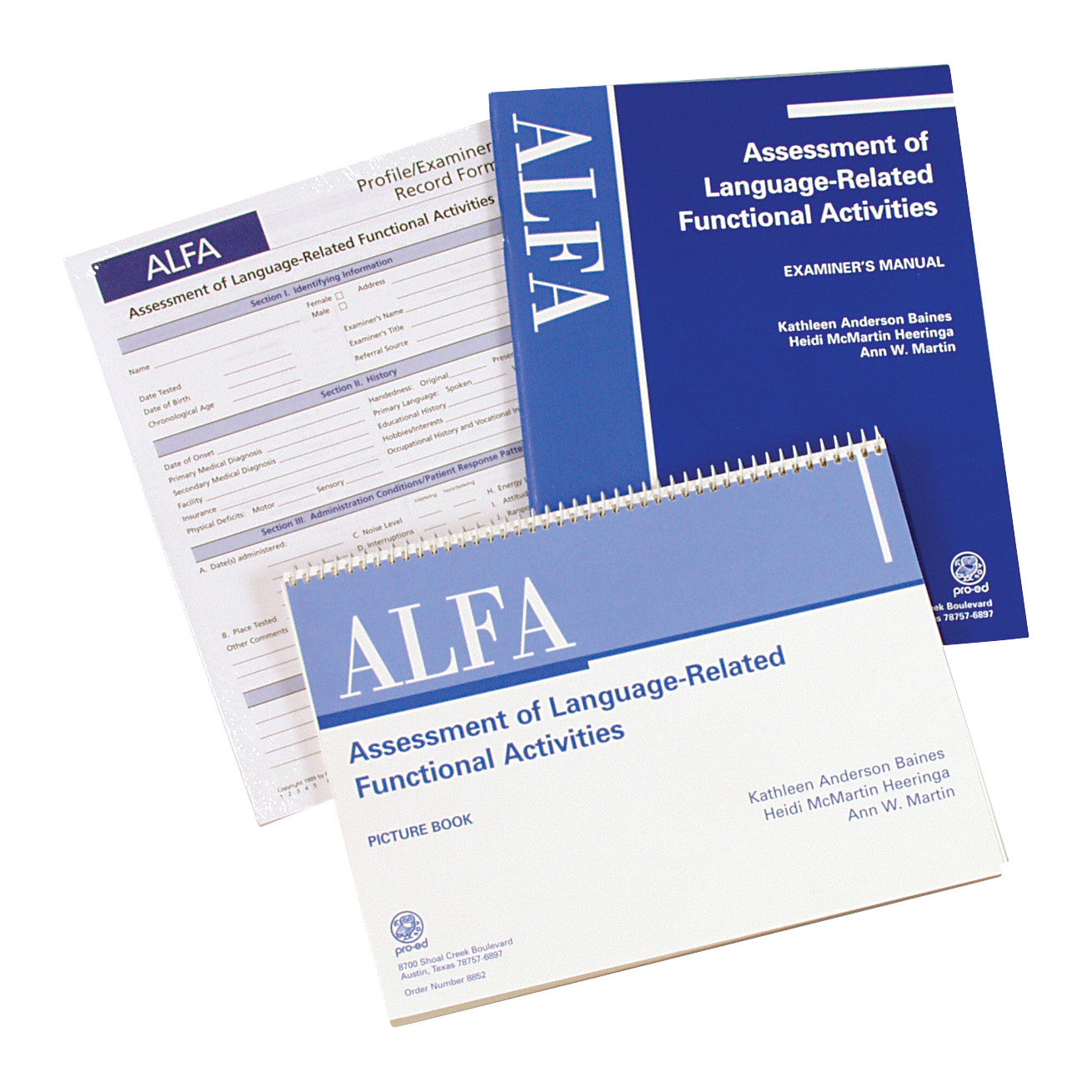 Assessment of Language Related Functional Activities (ALFA)