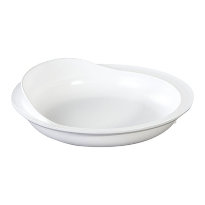 High-Sided Scoop Dish, White