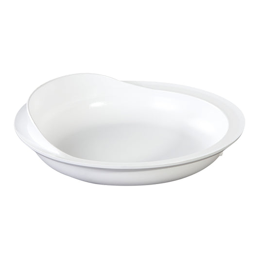High-Sided Scoop Dish, White