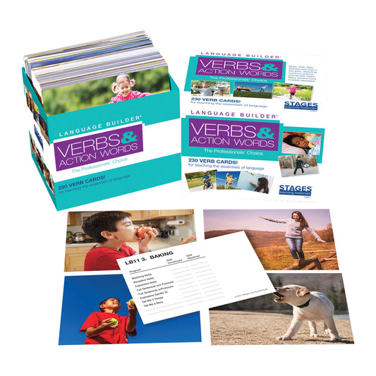 Language Builder® Verbs & Action Words Cards