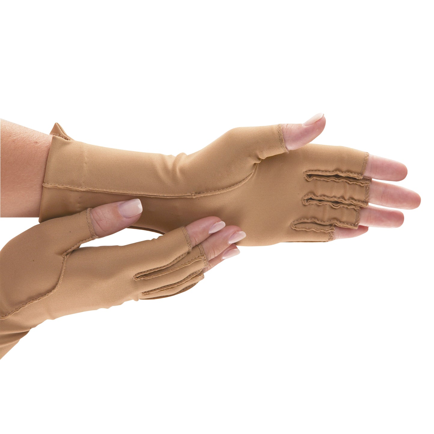 Therapeutic Compression Gloves, Full Finger, X-Small, Pair