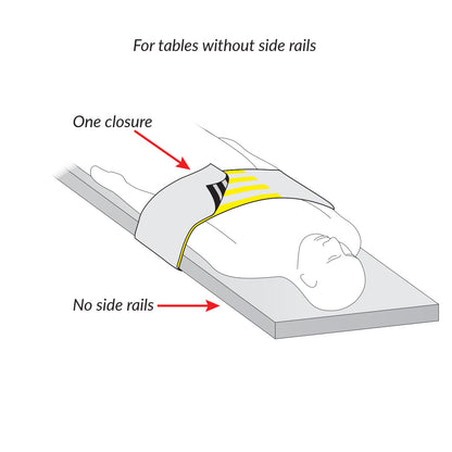 AliMed® Radiolucent Abdominal Immobilizer with One Closure