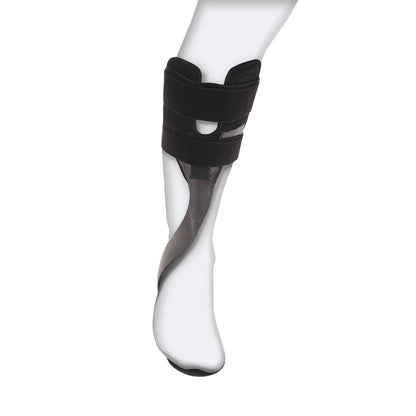 Carbon Fiber AFO, Anterior Lateral Strut with Tibial Relief, One-Piece, Right, X-Small