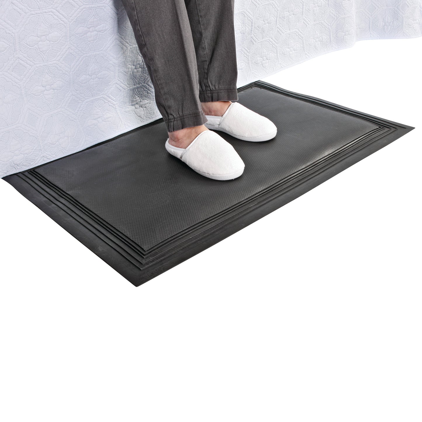 Nonslip Exit Alarm Mat, Black