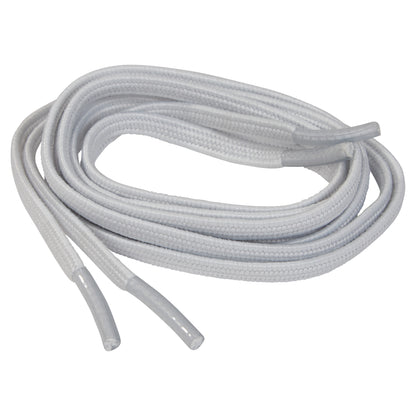 Elastic Shoelace, Flat, White, 27"L, 2 Pair/Pack