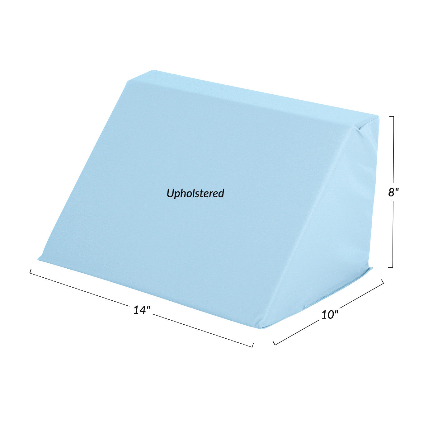 Upholstered Body Positioning Wedge, Half Size, 10"W x 14"L x 8"H, 6/Case
