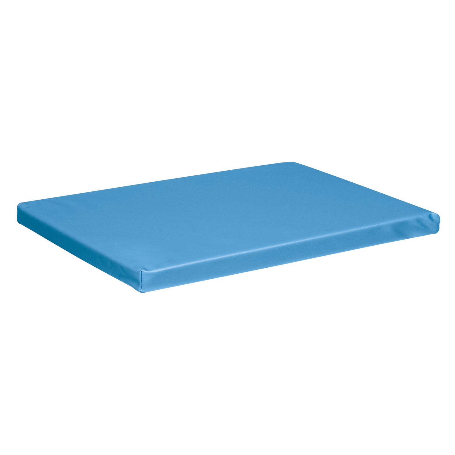 Vinyl-Covered Large Rectangle Positioner, 24"L, Radiolucent Blue