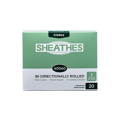 Bidirectional Probe Cover, Sterile, Individually Wrapped w/1 Elastic, 20/Box