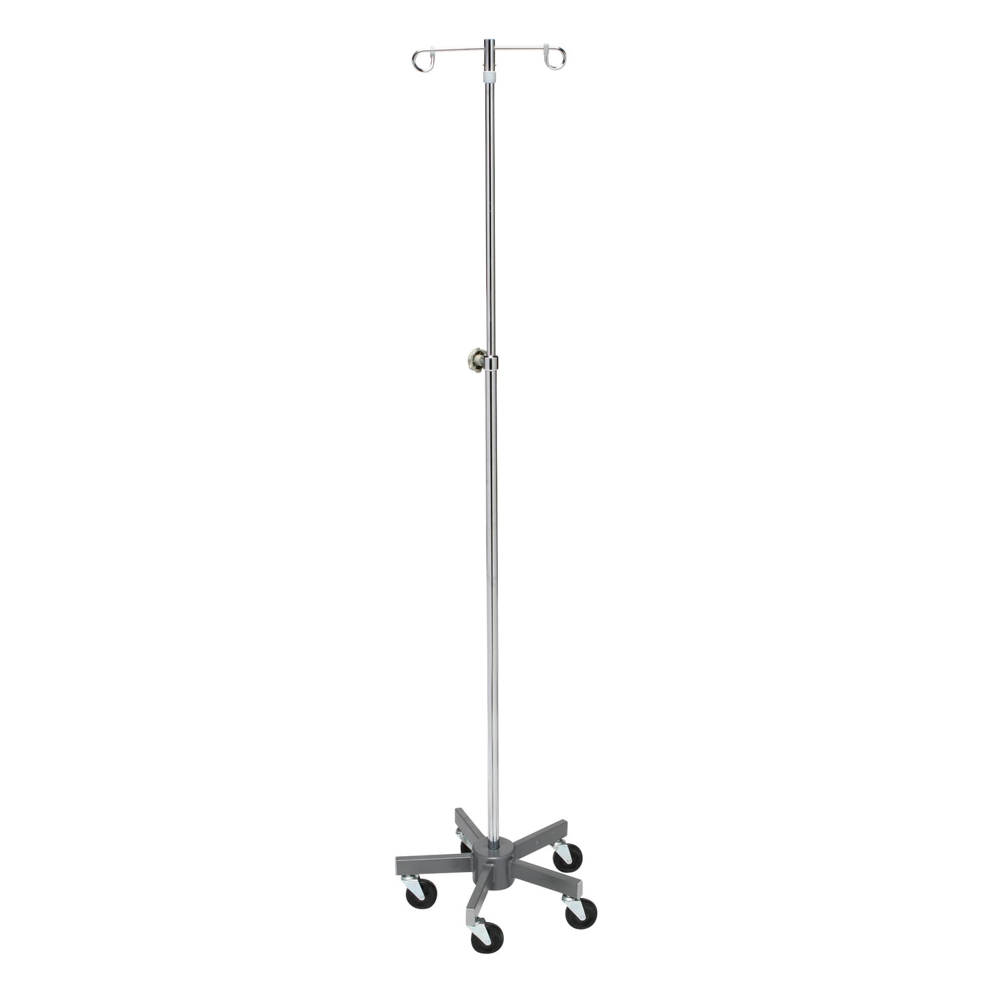 Lakeside® Space-Saver Five-Leg Healthcare IV Pole