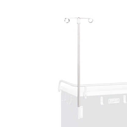 Harloff Emergency Cart Accessory: IV Pole for M-Series/Classic Line Carts