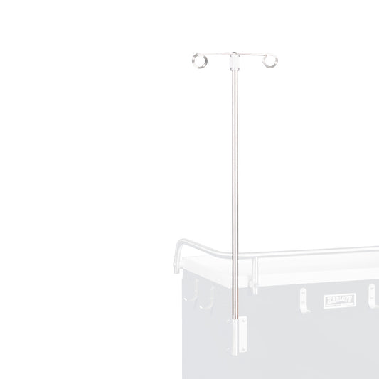 Harloff Emergency Cart Accessory: IV Pole for M-Series/Classic Line Carts