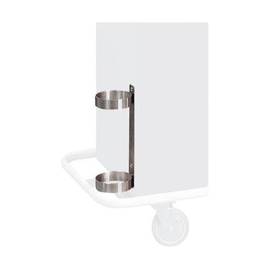 Harloff Emergency Cart Accessory: Oxygen Tank Holder for M-Series/Classic Line Carts