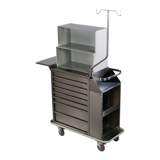 Top Compartment for Harloff 8-Drawer Stainless Steel Cast Cart